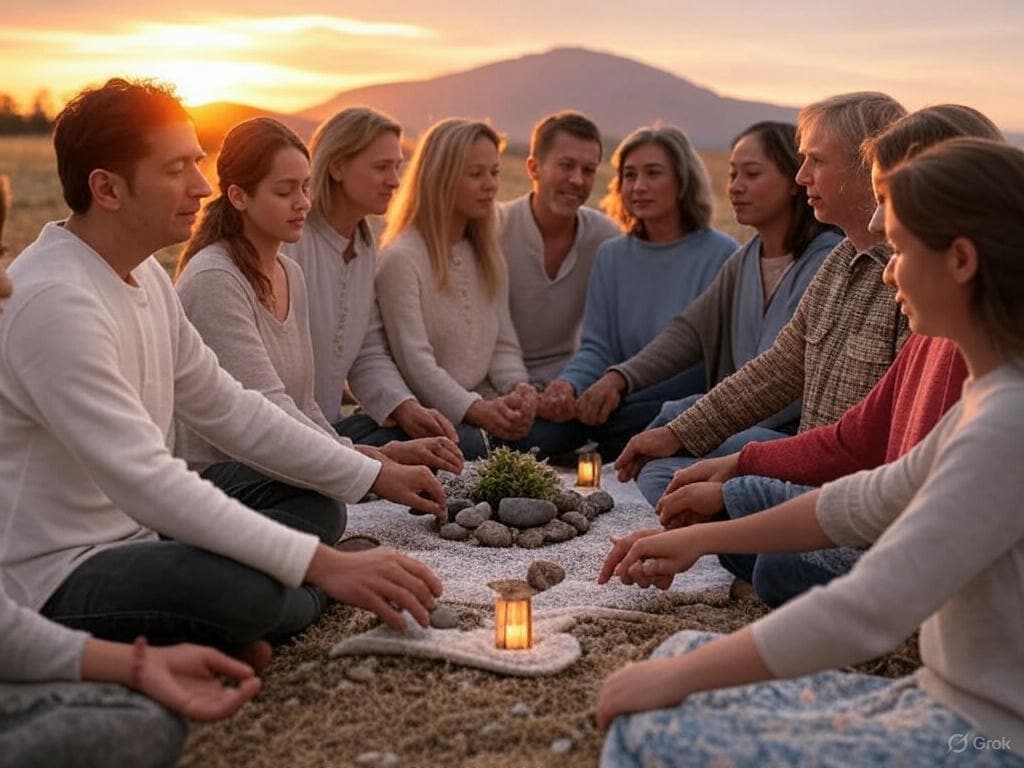 Espacio ceremonial en Rayos Angelicales