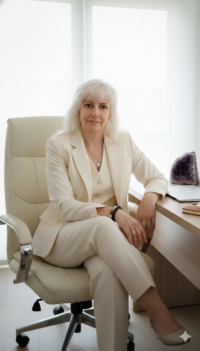 Silvia Cortés guiando una ceremonia holística